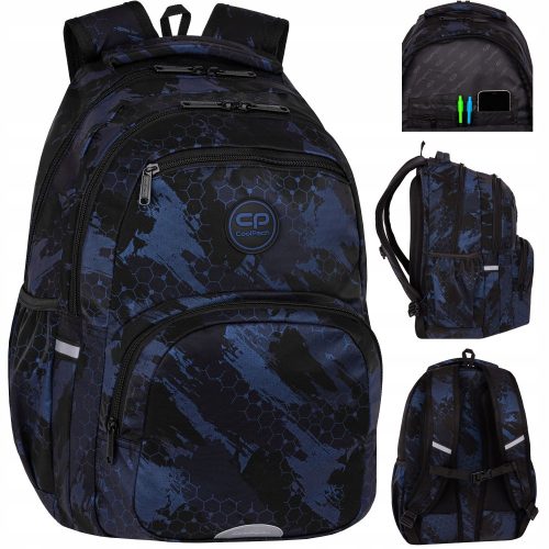  ZAINO SCUOLA COOLPACK CAPACITY GIOVANI PICK TRACE NAVY