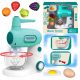  ROBOT DA CUCINA PICCOLI ELETTRODOMESTICI PER BAMBINI SUONO MOVIMENTO LUCE + FRUTTA E ACCESSORI