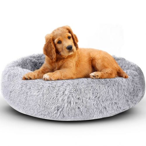  Cuscino per cani Dogguru beige, sfumature di rosa, sfumature di grigio 60 cm x 60 cm