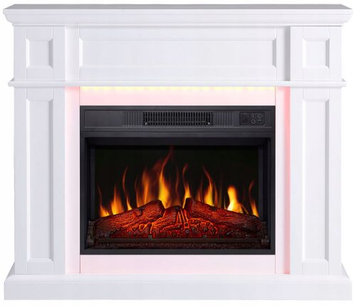 Camino da terra ArtiFlame con funzione riscaldante, bianco, 1800 W, 104 x 87 x 32 cm