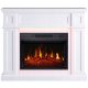 Camino da terra ArtiFlame con funzione riscaldante, bianco, 1800 W, 104 x 87 x 32 cm