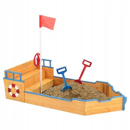 Sandbox Timeless Tools a forma di nave pirata