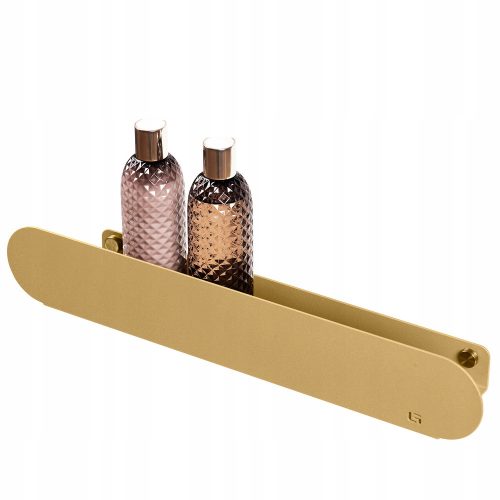 Mensola doccia sospesa per bagno LOFT, 68 cm, oro