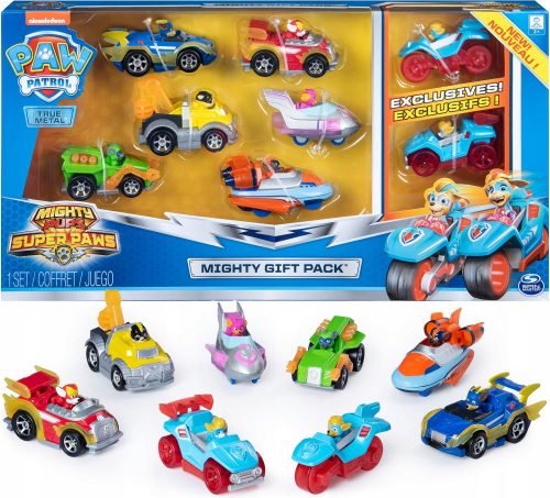  Paw Patrol regalo 8 veicoli Mighty Pups 6054648