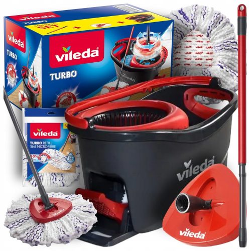 Secchio e scopa centrifuga Vileda SECCHIO MOP ROTANTE VILEDA MICROFIBRA ROTANTE 22 cm