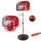 Accessori basket per bambini - Set da basket su supporto, 90-160 cm, PALLONE, pompa