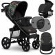  Passeggino Lionelo Annet Plus Dreamin + Protezione solare per finestrini auto. 2 Ombrelloni Lionelo