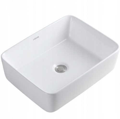  Lavabo da appoggio rettangolare Rebiko