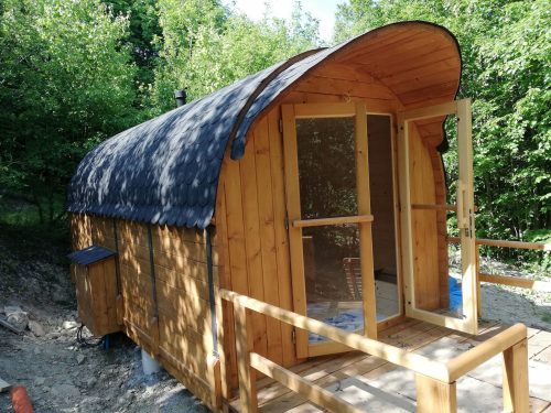 Casa degli attrezzi - Casetta da giardino per sauna nordica 480 x 240 cm