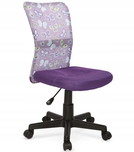  Sedia da ufficio girevole Halmar Dingo 48x56x98 cm viola