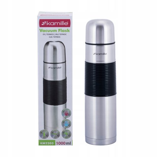 Thermos per bevande Kamille, 1 l, argento