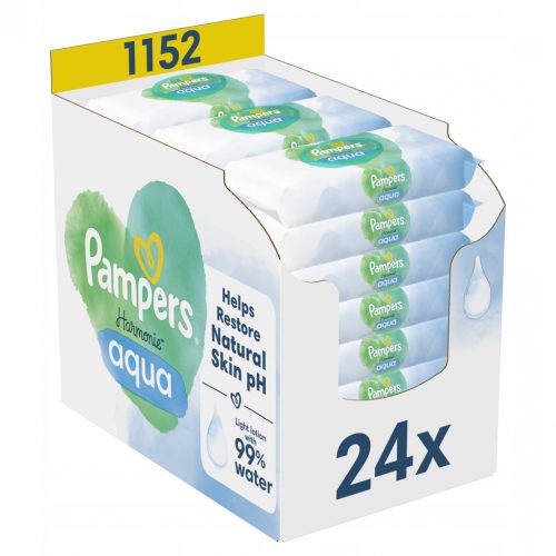  PAMPERS HARMONIE AQUA SALVIETTINE UMIDI 24x48 pz.