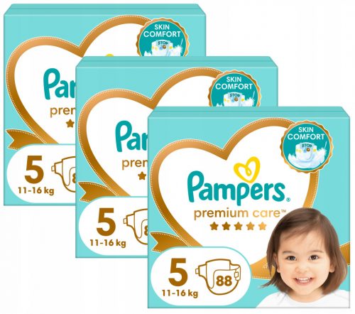  Pampers Premium Care 5 88 pz. 11-16 kg Pannolini