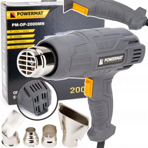  Pistola termica Powermat 2000 W 230 V 600 °C