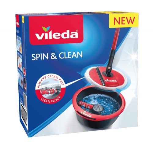 Secchio e scopa rotante Vileda Spin & Clean