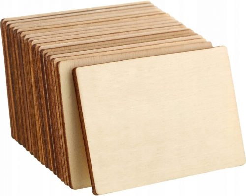  PIATTO IN LEGNO COMPENSATO RETTANGOLARE 10x6cm 10pz ECO CAPPOTTI