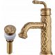 Rubinetto per lavabo da terra CHDE Old Retro Brass MASTER oro da terra