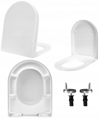 Sedile WC Hamberger Florence, duroplast bianco