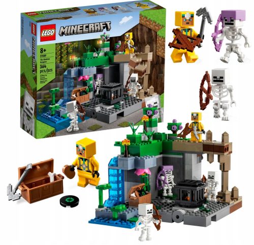  LEGO City 21495 MINECRAFT SKELETON DUNGEON CAVERNA SET SCHELETRI ZOMBIE MATTONCINI LEGO