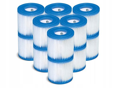 Pompa, filtro piscina - 12x FILTRI FILTRO TIPO S1 per POMPA SPA INTEX 29001