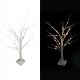  ALBERO LUMINOSO 24 LAMPADE LED 60 cm DECORAZIONE TELECOMANDO BETULLA BIANCA