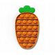  Pop it giocattolo antistress a forma di carota popit