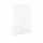 Termoarredo Idmar a pannello in acciaio 1056 W bianco 600 x 600 x 97 mm - attacco dal basso