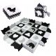  Puzzle in schiuma iKido Box 150x150 cm 36 pezzi nero-bianco-grigio