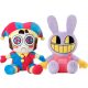  2 PZ MASCOTTE INCREDIBILE CIRCO DIGITALE POMNI E JAX PELUCHE 25 CM