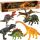  Dinosauri Grande set di figure mobili Dinosauro x 6 Parco per bambini