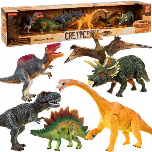  Dinosauri Grande set di figure mobili Dinosauro x 6 Parco per bambini