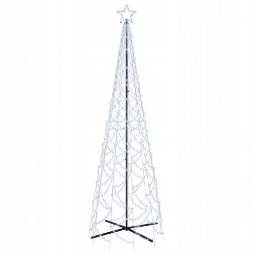  Albero di Natale CONICO a LED, 500 bianco freddo, 100x300