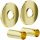  SET MASCHERATURA MEXEN PER RADIATORE ROSETTE SINGOLE + MANICOTTI ORO