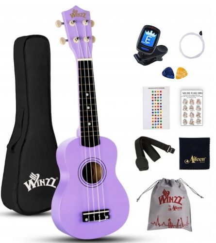  Ukulele soprano Ukulele + set di accessori