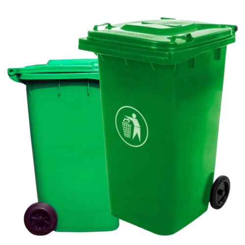 Contenitore, secchio, contenitore in plastica Mirpol 120l, verde