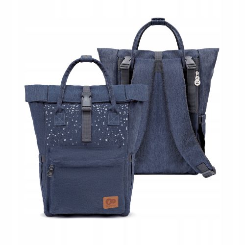  Borsa organizer per passeggino in denim con coriandoli Kinderkraft Moonpack