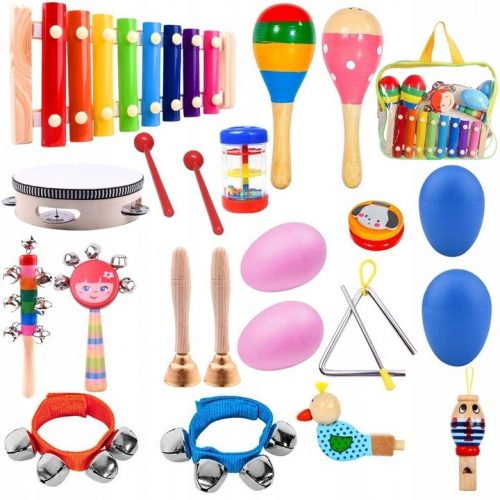  SET DI STRUMENTI IN LEGNO PER BAMBINI CULMULARI