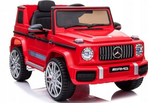  Mercedes AMG G63 per bambini Rossa + Telecomando + LED MP3 + Avvio gratuito + EVA