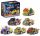  MEGA SET DI MACCHINE DINOSAURI DINOSAURI DINO CARS 6 pezzi