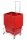 Set Carrello Zincato con Maniglia + 10 cestini 22l Rosso