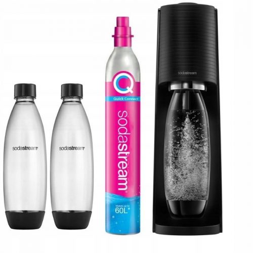  Saturatore nero SodaStream Terra + 2 flaconi