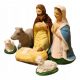  SET DI FIGURINE DIPINTE per presepe NATALIZIO LABORATORIO POLACCO