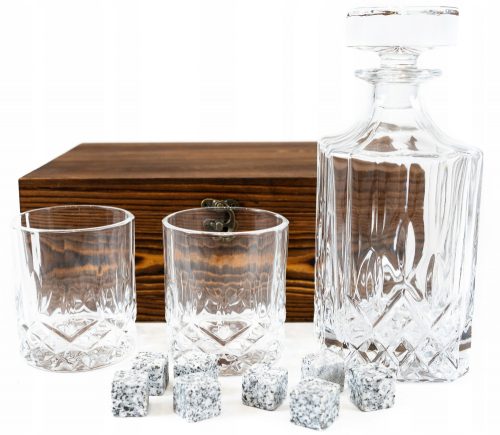 SET REGALO WHISKY BICCHIERI Pietre WHISKY