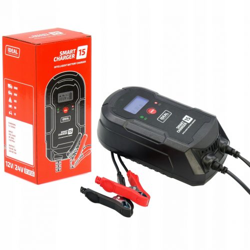  Caricabatterie automatico SMART CHARGER 15 LCD IDEAL 15A