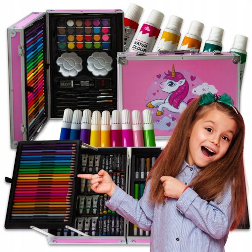  SET PITTURA PER BAMBINI Valigia artistica