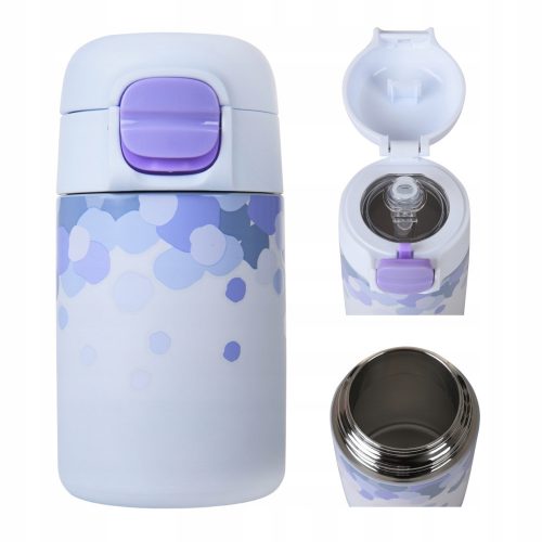  Tazza termica con cannuccia per bambini, bottiglia BPA free Casno 350 ml