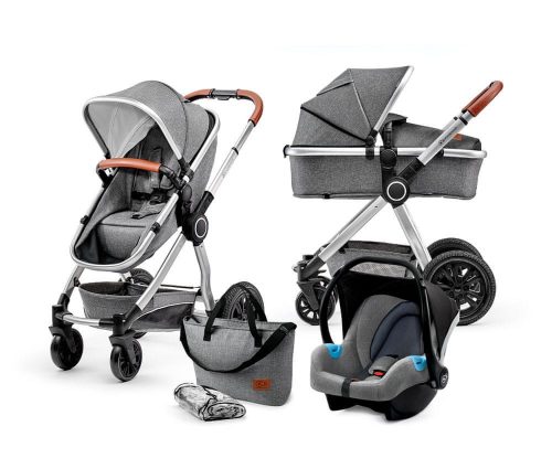  Passeggino Kinderkraft VEO 3in1 Grigio