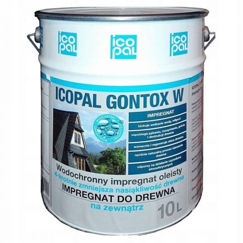 Impregnante per legno Icopal Gontox W 10 l, incolore