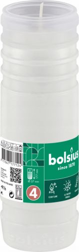  Inserto in paraffina per candele Bolsius, 17,5 cm