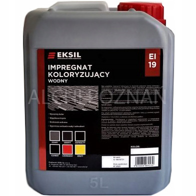 Impregnazione colorante Rosso 5L - Eksil a base d'acqua